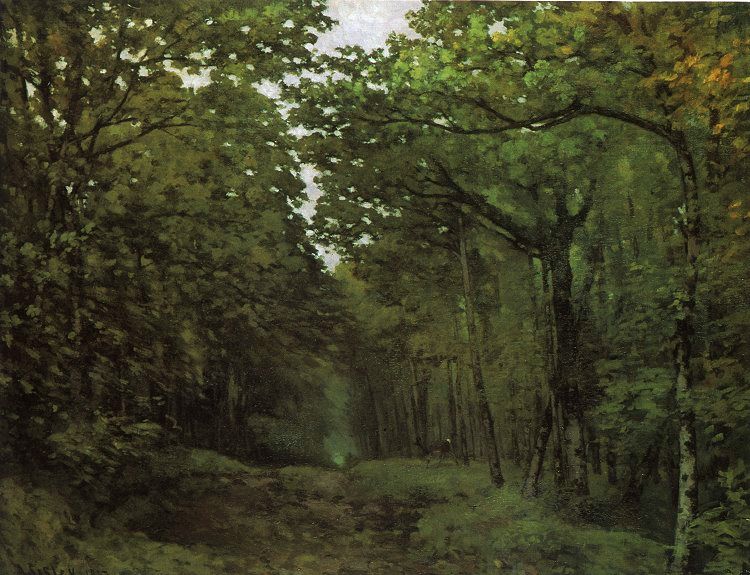 Alfred Sisley Avenue of Chestnut Trees